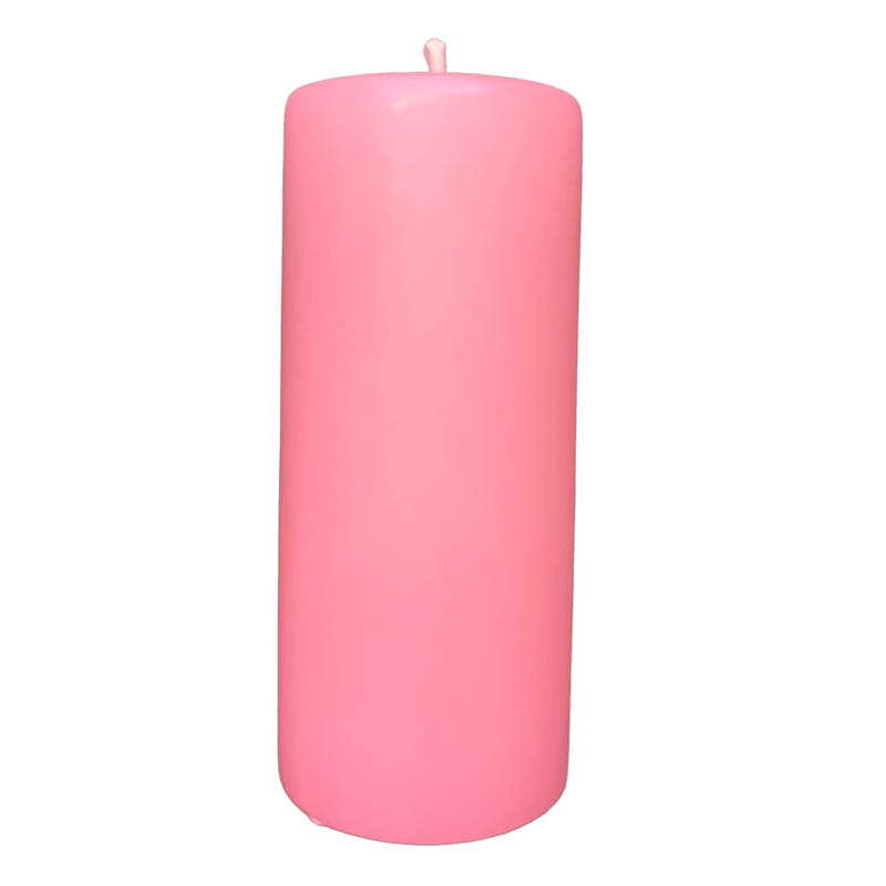 Soft Pink Pillar Candle 150mm