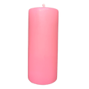 Soft Pink Pillar Candle 150mm