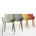 Four Piuma armchairs by Kartell.