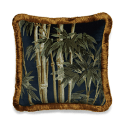 Bambusa Midnight Velvet Cushion