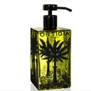 A glass pump bottle containing Finco D'India liquid soap.