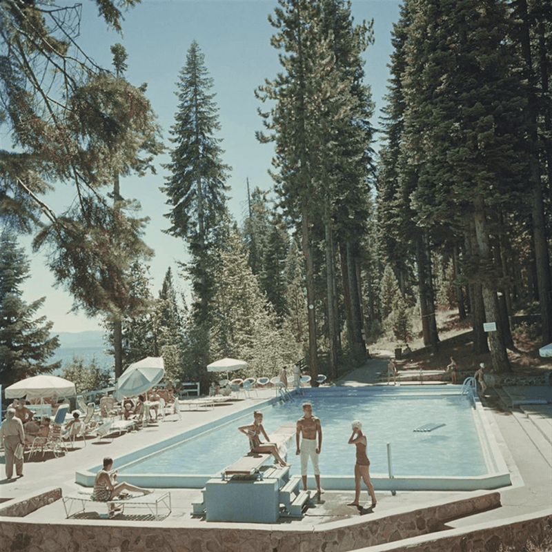 Pool At Lake Tahoe Unframed Print PRE ORDER