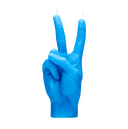 Blue Peace Candle Hand
