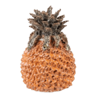 Pineapple Vase Orange 23cm