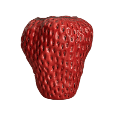 A 26cm strawberry vase