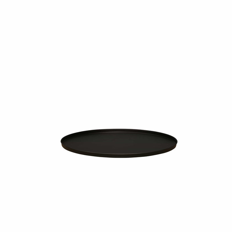 Studio Round Ottoman Black Tray
