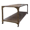 Large Wood Trolley Table