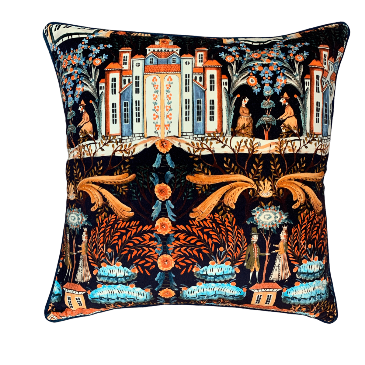 Tales of Tyrol 55x55cm Piped Cushion