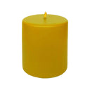 Yellow Pillar Candle