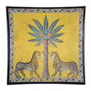 Exotic Sicilian themed glass soap plate.