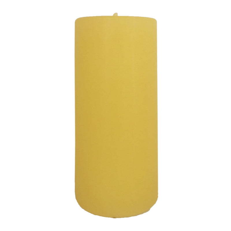 Yellow Pillar Candle 150mm