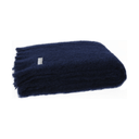 Navy Mohair Throw
