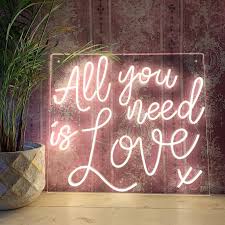 Neon  "All You Need is Love" Sign