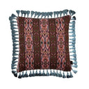 Mamounia Amaranth 45x45cm Tassel Fringe Cushion