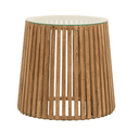 Crusoe Slatted Side Table PRE ORDER