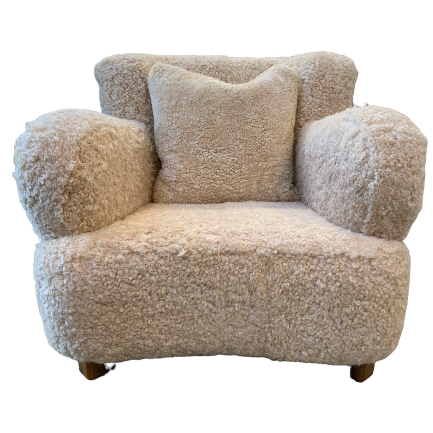 Sheepskin armchair outlet