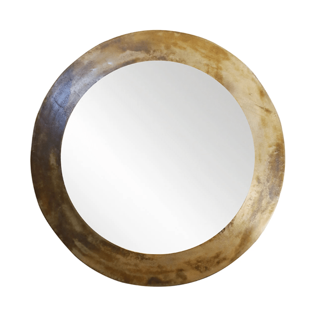 Manhattan Brass Finish Mirror Little & Fox