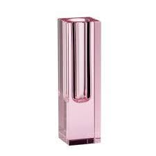 Hubsch Glass Crystal Vase Pink