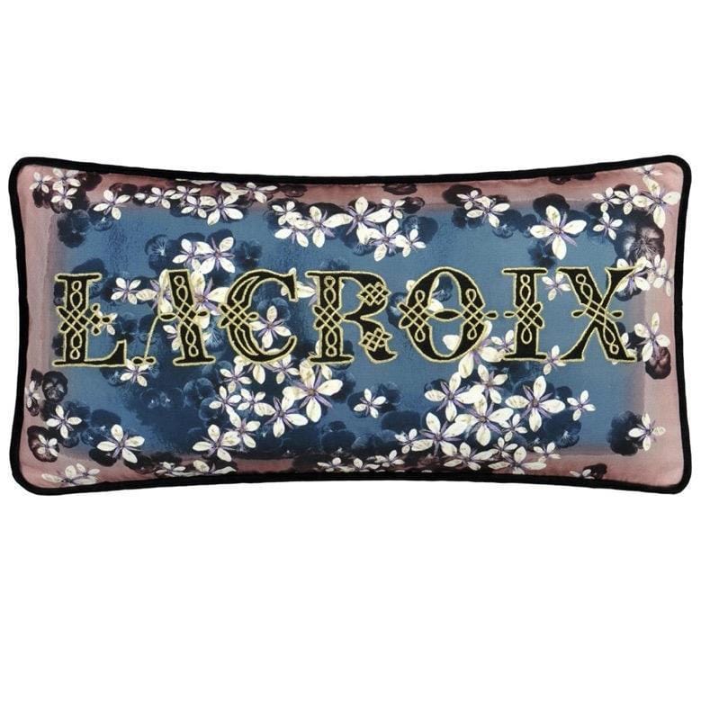 Christian Lacroix Cherry Bleu Denim Cushion 60x30
