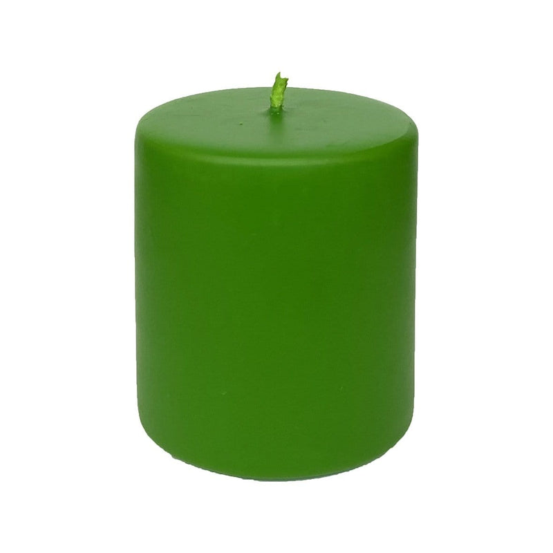 Lime Pillar Candle 75mm