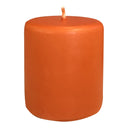 Orange Pillar Candle 75mm