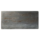 Rustic Steel Trestle Table - White