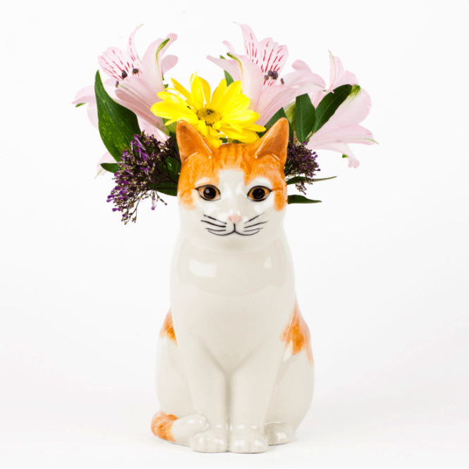 Squash Cat Flower Vase