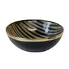Bombay Horn Bowl with Gold Rim