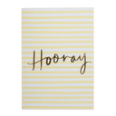 Hooray Stripes Card