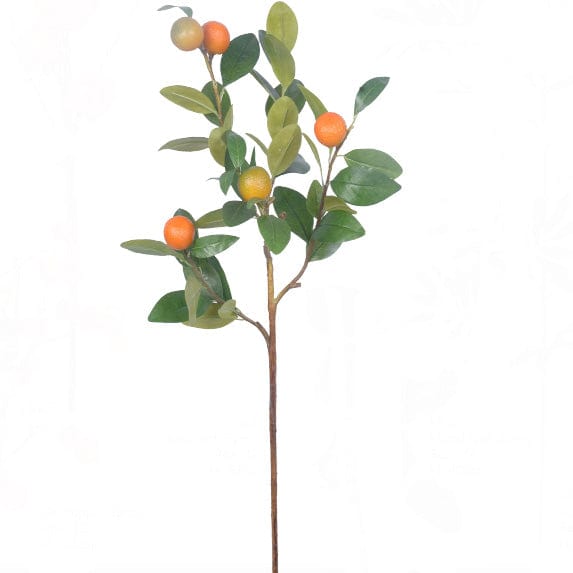 Kumquat Spray Faux Foliage Little-and-Fox