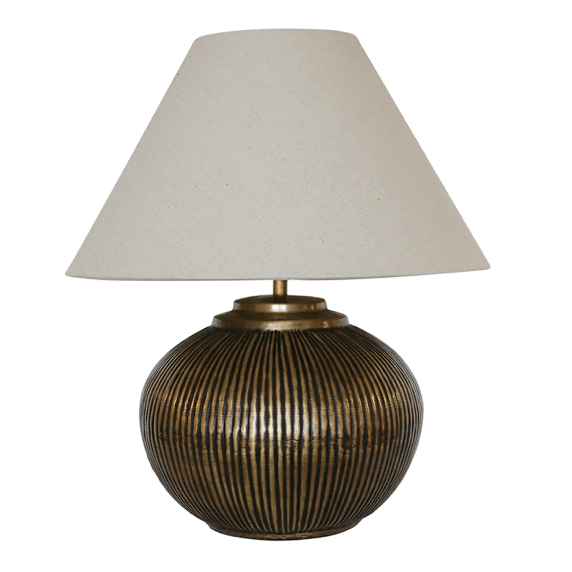 Marbella Ball Brass Lamp