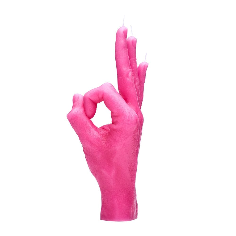 Candle Hand OK - Pink