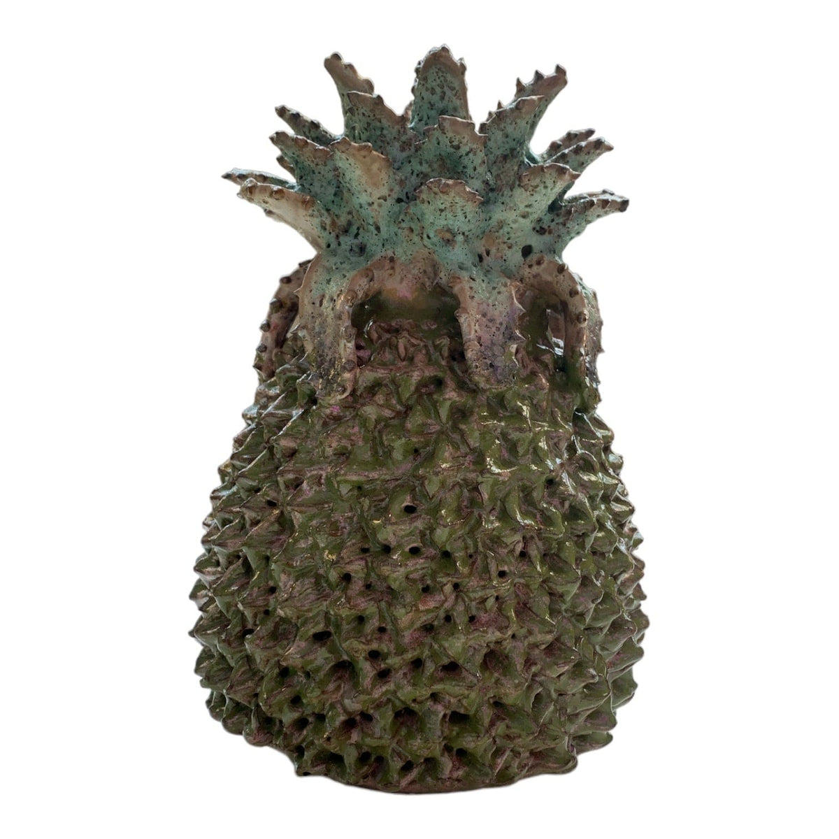 Pineapple Vase Green 23cm