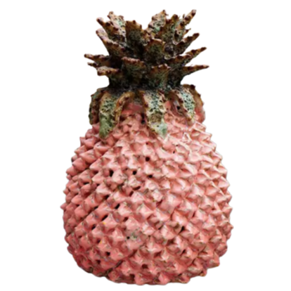 Pineapple Vase Pink 23cm