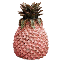 Pineapple Vase Pink 23cm