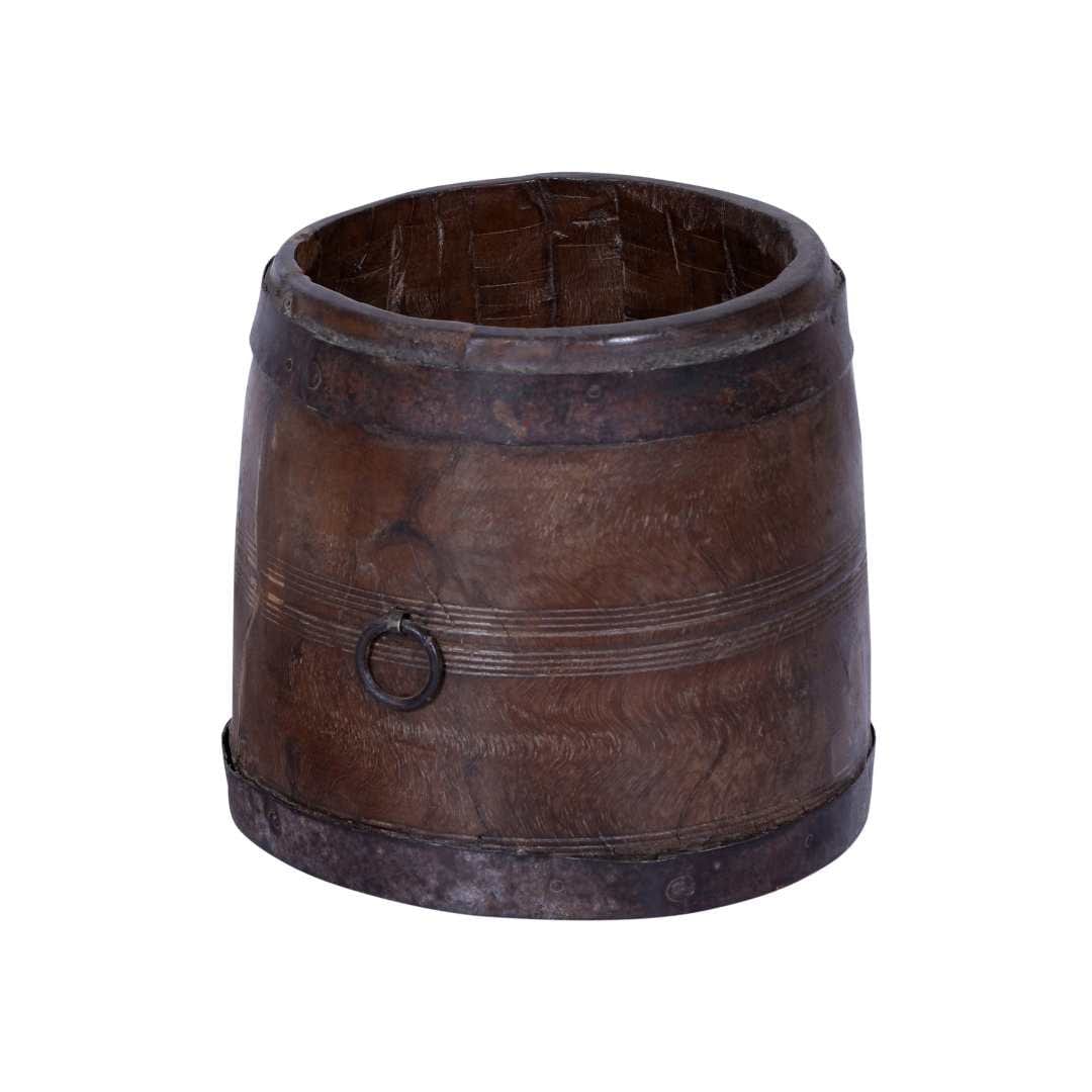 Vintage Wooden Mana Pot
